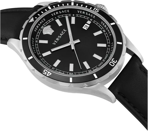 Vista 3 de Versace Reloj Hellenyium VE3A00120 para hombre, color negro, Acero inoxidable, Hellenyium