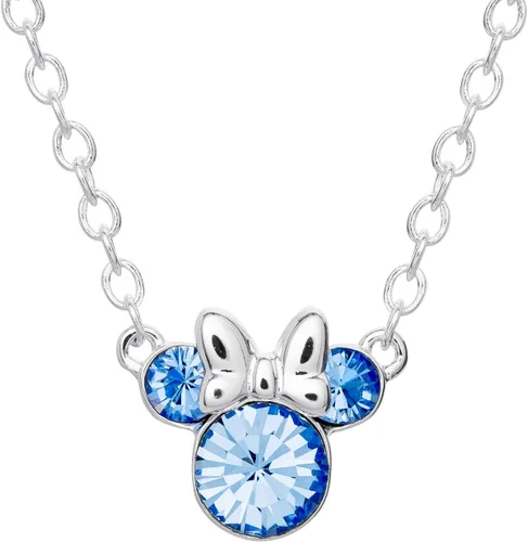 Vista 20 de Disney Minnie Mouse Birthstone Necklace for Women Official License Rosa de abril - Cristal transparente
