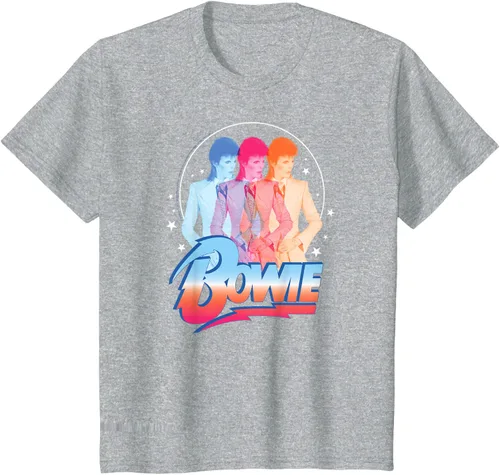 Vista 38 de David Bowie - Camiseta Bowie 3D, Negro