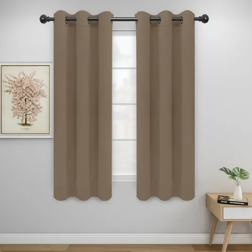 Vista 277 de Easy-Going - Cortinas opacas para dormitorio, aislamiento térmico sólido con ojales, cortinas de ventana para reducción de ruido, cortinas