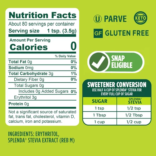 Vista 2 de SPLENDA Naturals Stevia - Edulcorante sin calorías