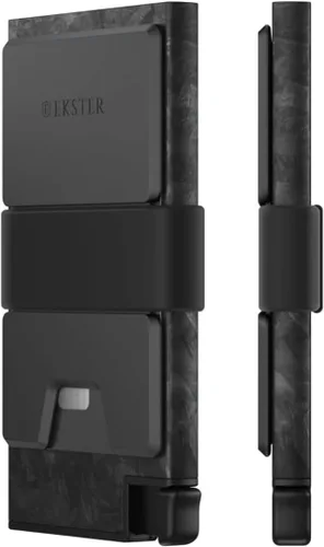 Vista 34 de Ekster Aluminum Cardholder Wallet for Men Metal Wallets with RFID Blocking Layer Slim & Minimalist Aluminum Wallet with Push Button for Quick