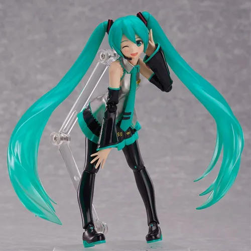 Vista 3 de Hatsune Miku de Good Smile: figura de acción Figma 2.0