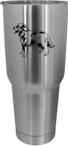 Vista 289 de Cairn Terrier - Vaso grabado con temática de perro, 30 onzas