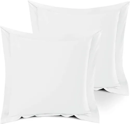 Vista 52 de Juego de 2 fundas de almohada estándar de 600 hilos, 100% algodón egipcio, con cierre de sobre, tamaño estándar de 20 x 26 pulgadas, fundas