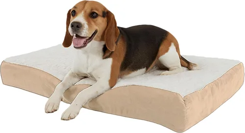 Vista 19 de PETMAKER Cama ortopédica para perros, cama para perros de espuma viscoelástica de 2 capas con funda Sherpa lavable a máquina, cama para perros