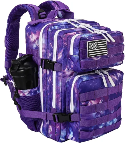 Vista 34 de LHI Mochila Militar Táctica para Hombres y Mujeres 25L/35L Mochila de Asalto del Ejército Bolsa Mochila Pequeña con Portabotellas