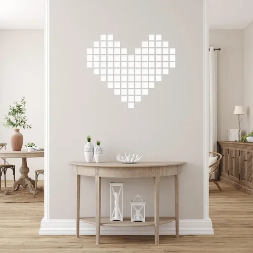 Vista 5 de uxcell Adhesivos acrílicos para pared, 100 unidades, autoadhesivas, extraíbles, cuadradas, para el hogar, sala de estar, dormitorio, oficina, Oro