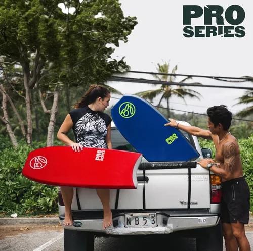 Vista 2 de BZ Bodyboards - Pro Bodyboard - Pilotos avanzados - Zero-G Polypro Core - Surlyn Slick - Cubierta de celda H de 8 libras - Cola creciente