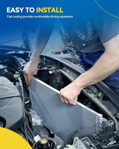Vista 7 de PHILTOP Reemplazo del condensador de aire acondicionado para Chevrolet Malibu 2004-2012, Classic 2004-2005, Saturn Aura 2007-2009, Pontiac G6