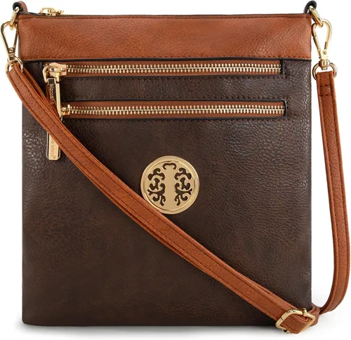 Vista 68 de Montana West Bolsos cruzados para mujer con múltiples bolsillos y correa ajustable
