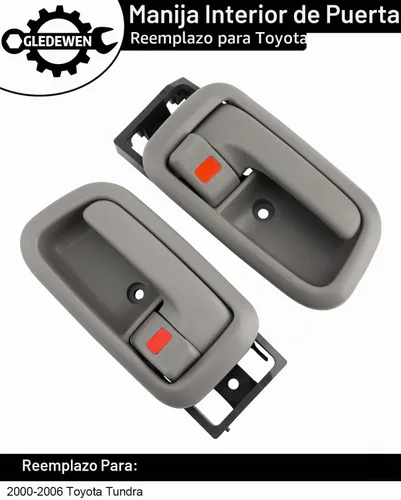 Vista 2 de Manija de puerta interior para Toyota Tundra 2000-2006 (cabina de acceso) con bisel Delantero Izquierdo Conductor & Lado Derecho del Pasajero