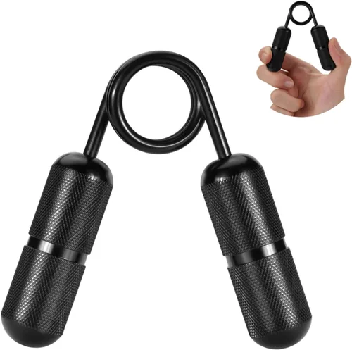 Vista 8 de Juguetes antiestrés de metal de mano, ayudan a aliviar la ansiedad por estrés, mini fortalecedor de agarre de dedo, entrenador de fuerza de agarre