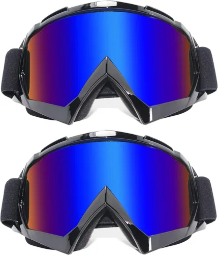 Vista 8 de Gafas de motocross ATV Motocross MX Off Road para hombres, mujeres, adultos, jóvenes, carreras de equitación