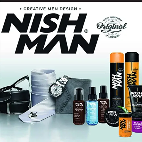 Vista 6 de Nish Man - Cera para peinar el cabello, serie M2, 3.4 fl oz
