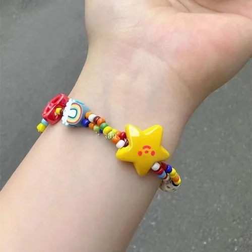 Vista 4 de RICHTRUE Pulseras Y2k Y2k, accesorios estéticos, accesorios estéticos Y2k, pulsera linda para mujer, cosas de preparación