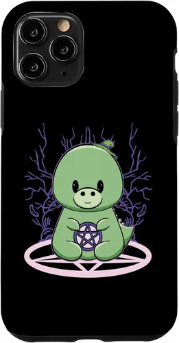 Vista 20 de iPhone 15 Dinosaur Tyrannosaurus With Pentagram Halloween Case