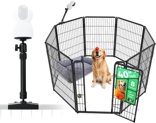 Vista 79 de FXW Homeplus Unleashed Corralito para Perros de Interior - Juego Sin Estrés y Seguro, Resistente de 24 Pulgadas 2 Paneles Corralito para Cachorros