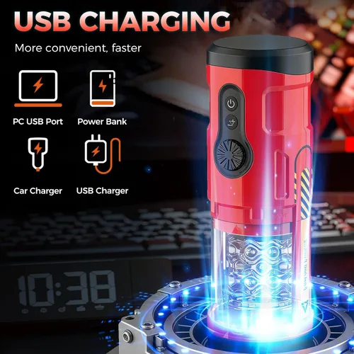 Vista 8 de 2026 Realistic Pocket Puzzy Male Self Automatic Masterburbatar Life Size Machine Devices Male Masterburbatar Hands Free for Silicone Men