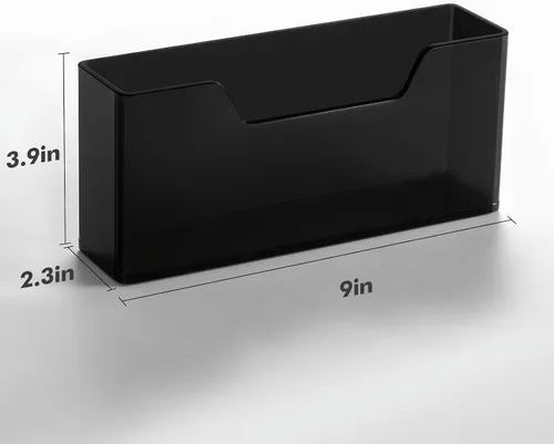 Vista 7 de Toallero de acrílico para baño, servilletero vertical transparente impermeable para cocina, soporte para toalla de mano desechable, bandeja moderna