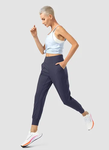 Vista 5 de Soothfeel - Pantalones deportivos para mujer con bolsillos de cremallera y cintura alta, pantalones deportivos para entrenamiento y yoga