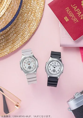 Vista 3 de Casio Reloj Wave Septer Importación de Japón Radio Solar LWA-M145-7AJF Blanco