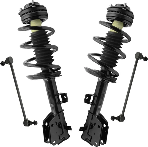 Vista 48 de Detroit Axle - Kit de 4 piezas RWD Puntales Delanteros Barras Estabilizadoras para Ford F-150 2021 2022 2023 2024, 2 Puntales con Resorte Helicoidal