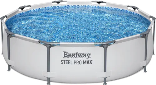 Vista 9 de Piscina Bestway Steel Pro sobre suelo, Azul