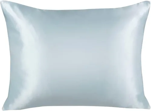 Vista 37 de ShopBedding - Lujosa funda de almohada de satén para el cabello, 2 unidades, satinada, estándar, con cremallera, estampado de cebra marrón