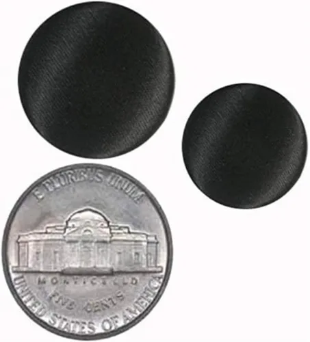 Vista 3 de MisterShop® Marca Deluxe Negro Traje Esmoquin Botones 11 Piezas Set - Hecho en Estados Unidos