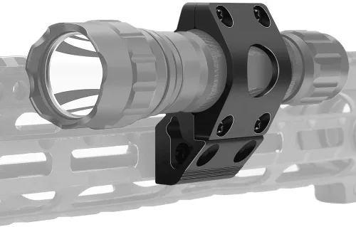 Vista 8 de Soporte para Linterna Soporte de Luz de 45 Grados para Sistemas de Rieles M-Lock