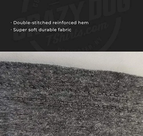 Vista 4 de Crazy Dog - Camiseta para hombre con texto en inglés Thats A Horrible Idea