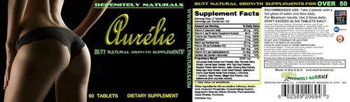 Vista 5 de Aurélie – El producto de ampliación de glúteos mejor calificado de Estados Unidos – Mejora femenina natural que funciona – 60 tabletas