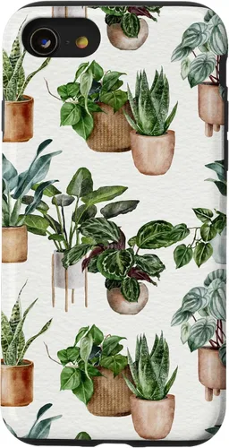 Vista 13 de iPhone 15 Amante de plantas de interior mamá señora Jardinería Boho Case
