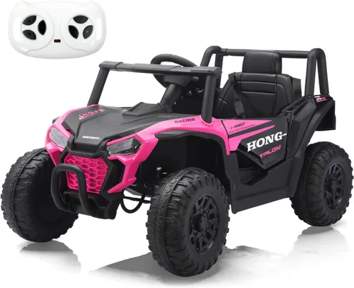 Vista 9 de Coche eléctrico de 12 V para niños, juguetes con control remoto, UTV para Azul