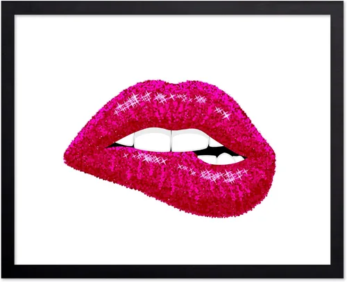 Vista 90 de Poster Master Impresión de labios dorados, póster de mordida de labio, arte moderno y minimalista, regalo bohemio para hombres y mujeres, diseño