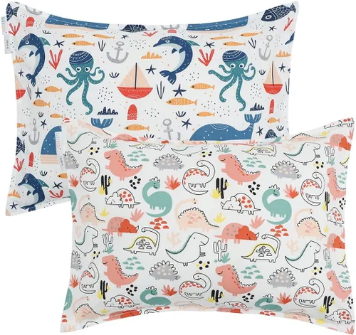 Vista 17 de ALVA BABY - Funda de almohada para niños pequeños de 13 x 18 pulgadas o 12 Bean Velvet-beige