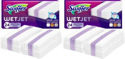 Vista 2 de Swiffer WetJet Recambio de Almohadilla para Trapear Madera - 12 unidades (Paquete de 3)