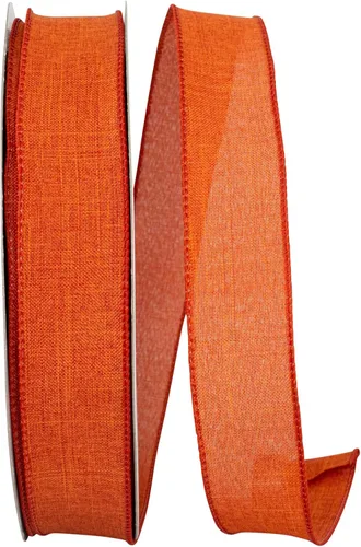 Vista 59 de Cinta Reliant Ribbon 92573W-031-09K para borde con alambre Everyday Linen Value, 1-1/2 pulgadas x 50 yardas, color negro