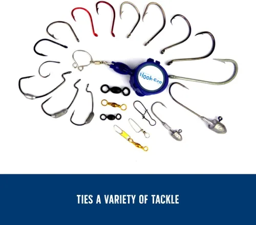 Vista 7 de HOOK-EZE Fly Fishing Accessories - Fishing Knot Tying Tool for Tying Fishing Line to Hooks - Fishing Gear and Equipment, Gadget to Tie Knots Quick