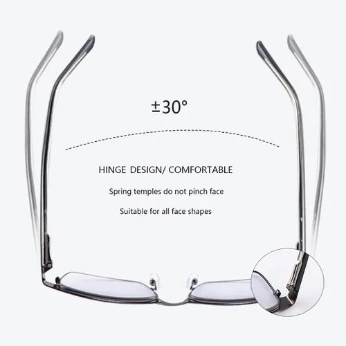 Vista 4 de Gafas de miopía fotocromáticas de transición para hombres y mujeres Anit UV400 Gafas de sol de visión corta Anit UV400