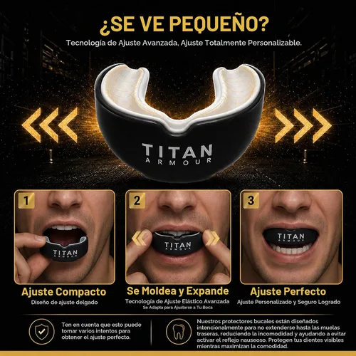 Vista 3 de Protector bucal de boxeo Doble capa premium Estuche incluido Boquilla de ajuste personalizado para adultos y jóvenes Protector bucal