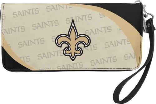 Vista 11 de Cartera organizadora NFL de cierre curvo, negro Pittsburgh Steelers