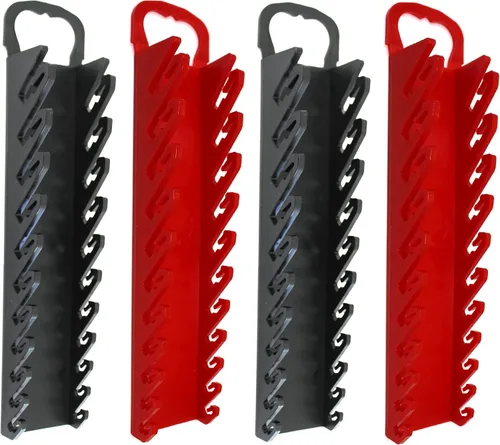 Vista 13 de Kit de bandeja organizadora de 11 herramientas para llaves rechonchas o de línea (kit de 2 piezas, negro y azul)