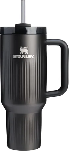 Vista 205 de STANLEY Quencher H2.0 Vaso Térmico con asa y pajilla, 64 onzas, tapa Flowstate de 3 posiciones, gran capacidad para viajes y deportes, vaso de acero