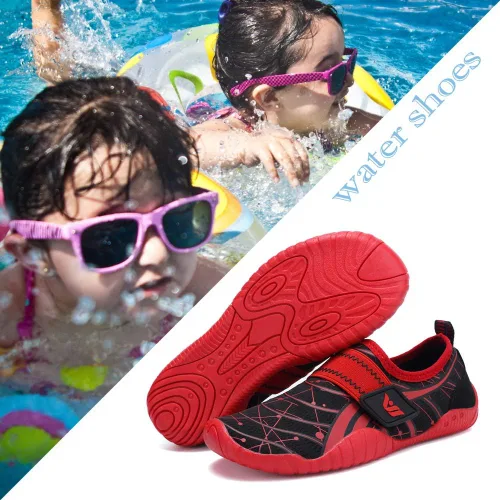 Vista 7 de CIOR Zapatos de agua ligeros para niños y niñas, tenis acuáticos para la playa (niños pequeñosniños grandes)