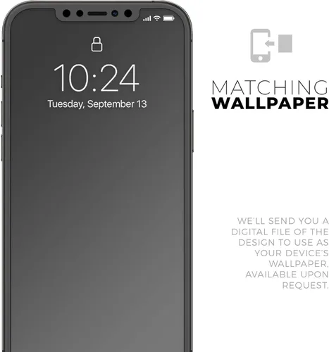Vista 6 de DesignSkinz Kit de calcomanías de cuerpo completo compatible con iPhone 15 Plus, color gris oscuro sólido