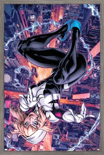 Vista 8 de Trends International Póster de pared de Marvel Comics Ghost Spider #1, 14.725 x 22.375 pulgadas, versión premium sin marco