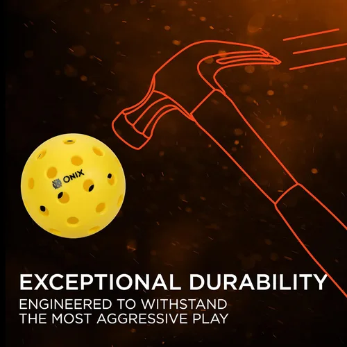 Vista 7 de ONIX Graphite Z5 Pickleball Paddle & Pure 2 bolas de pickleball para exteriores (paquete de 6) específicamente diseñadas y optimizadas