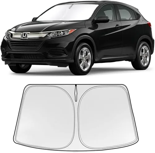 Vista 17 de Parasol plegable WODSTA de cobertura completa para parabrisas compatible con Audi Q5 2018-2025 todos los modelos de 4 capas engrosadas